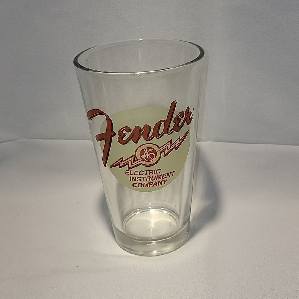 Fender pint glass
